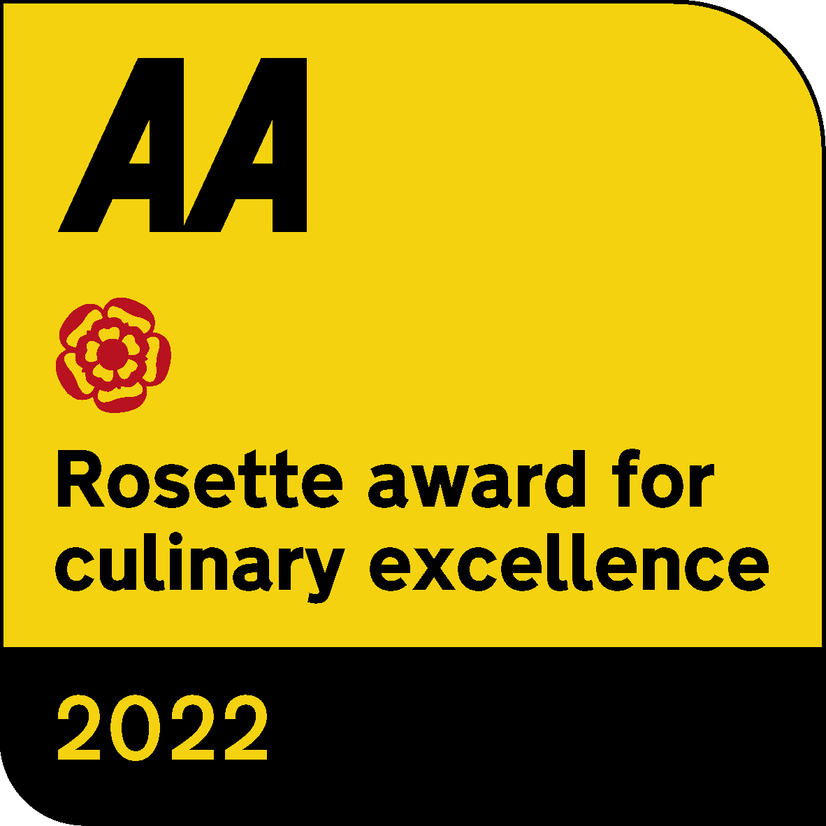 AA Rosette Culinary Excellence 2022